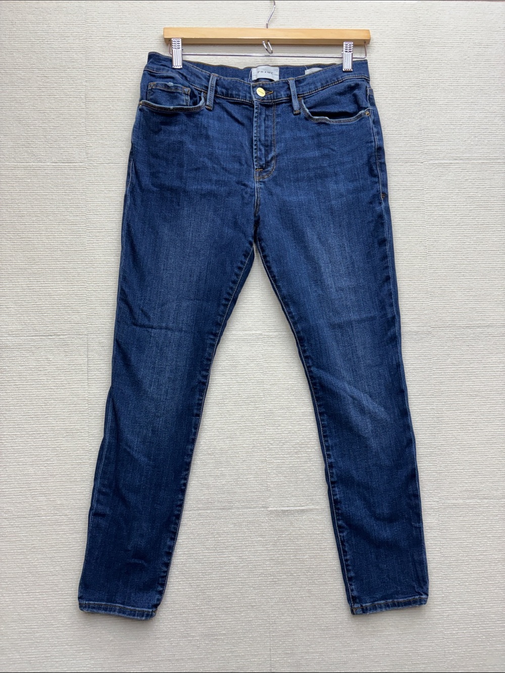Frame Denim Women's Dark Blue Skinny Jeans 32